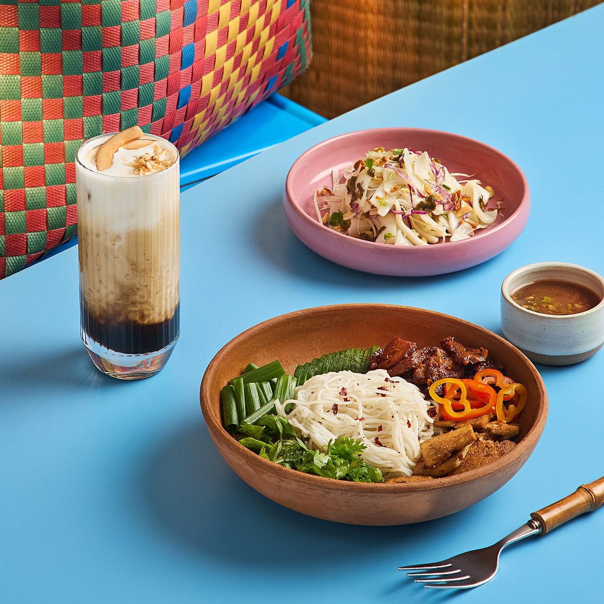 A meal at Burma Burma